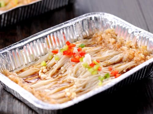 东阿锡纸烤金针菇